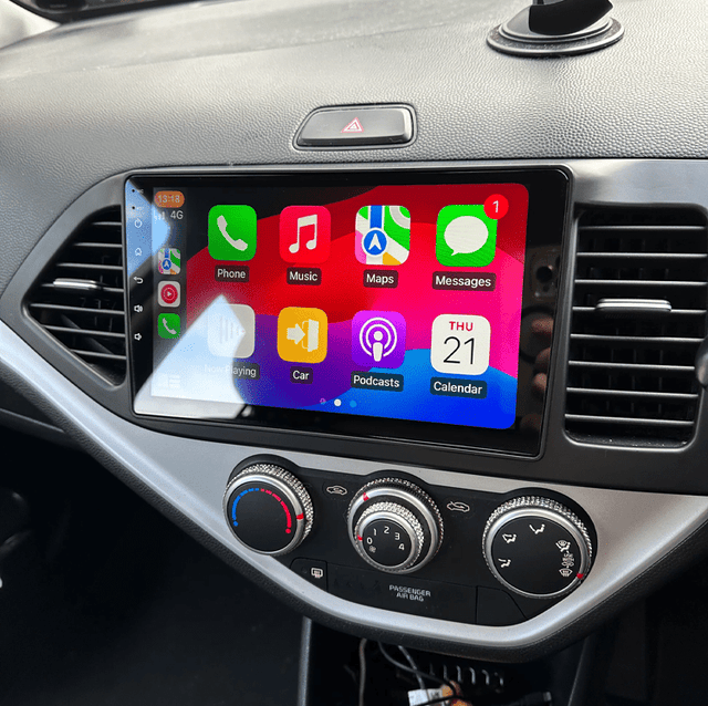 VCTparts CarPlay en Android Auto Multimedia Speler voor Kia Picanto 2011–2017 – GPS Navigatie en Touchscreen – Inbouwen / Inbouwservice / Installatie Ainavi 4