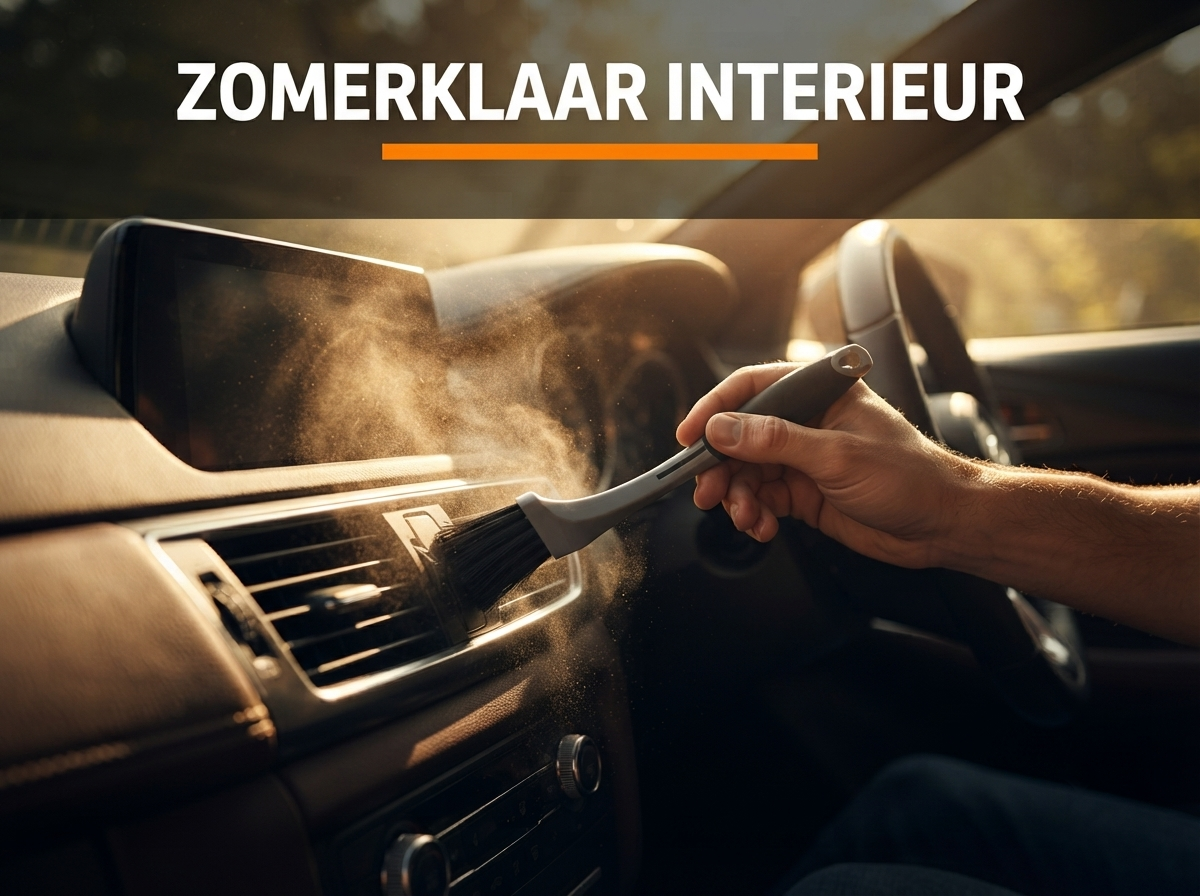 Auto interieur reinigen voor de zomer checklist