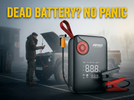 Draagbare startbooster auto - AMiO 4-in-1 jump starter 12V 600A