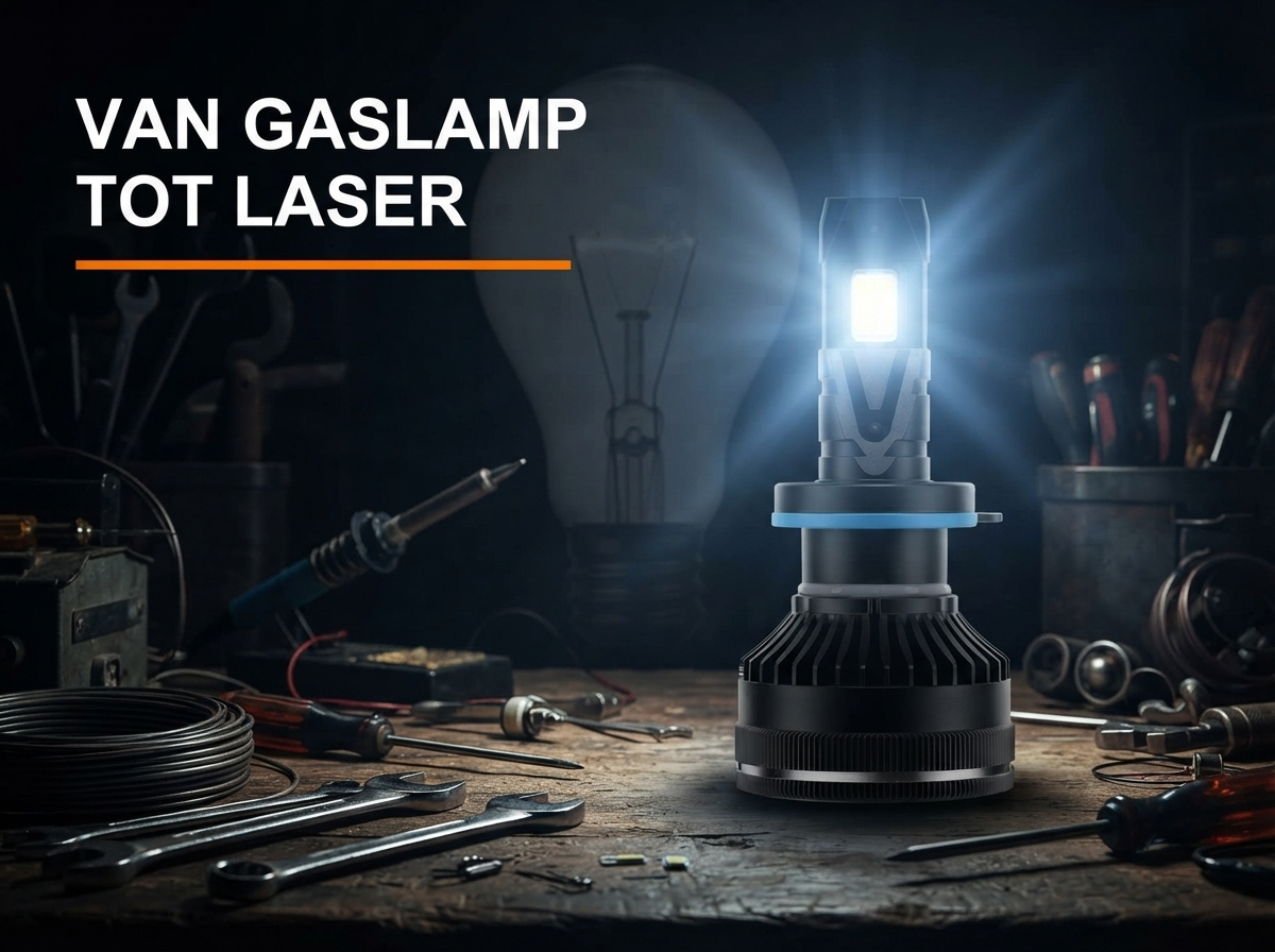 Geschiedenis van de koplamp van halogeen tot LED en laser
