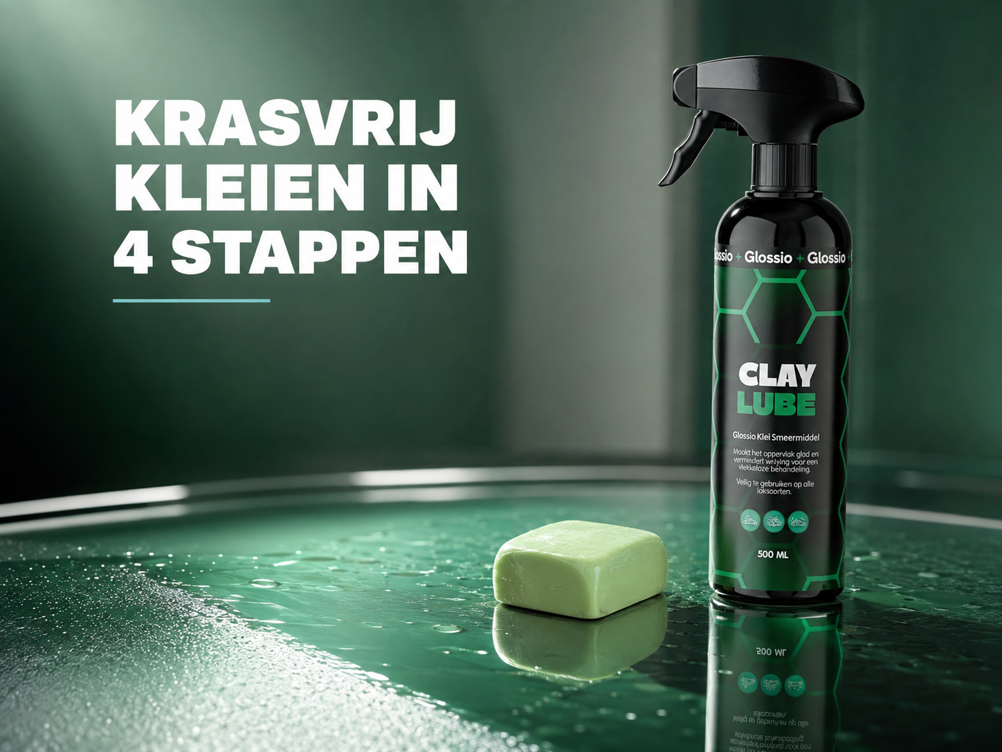 Glossio Clay Lube stap voor stap handleiding cover