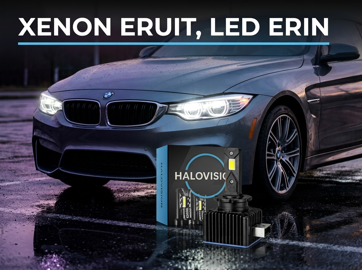Xenon naar LED ombouw D1S koplamp in gebruik