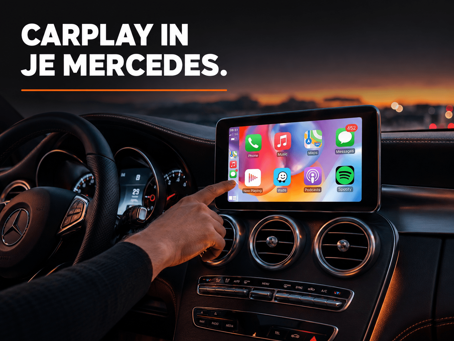 CarPlay In Je Mercedes-Benz: Hoe Werkt De NTG-Adapter? - VCTparts.nl