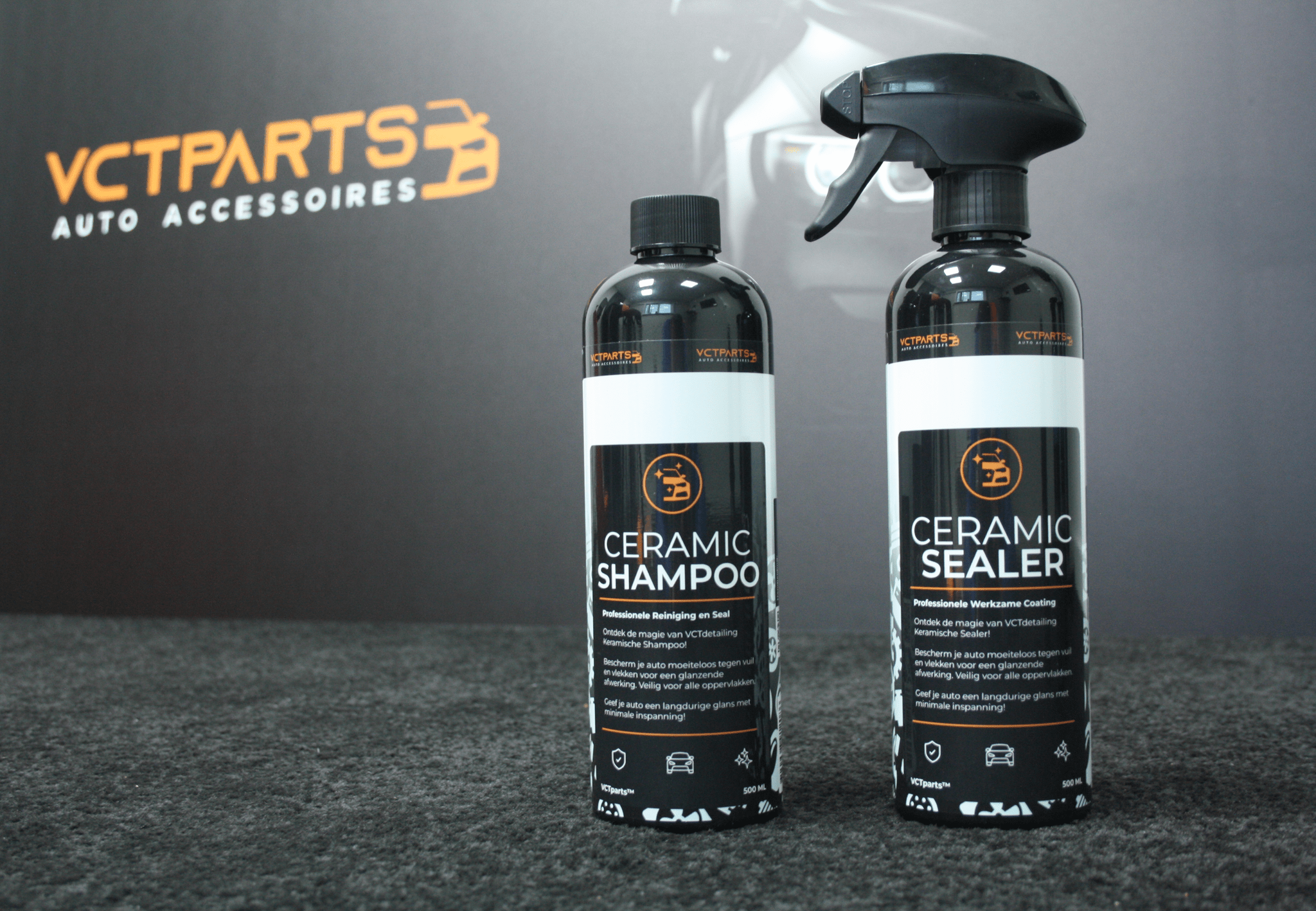 Ceramic Sealer & Ceramic Shampoo Stap voor Stap Handleiding: Herstel en Bescherm de Lak van je Auto - VCTparts.nl