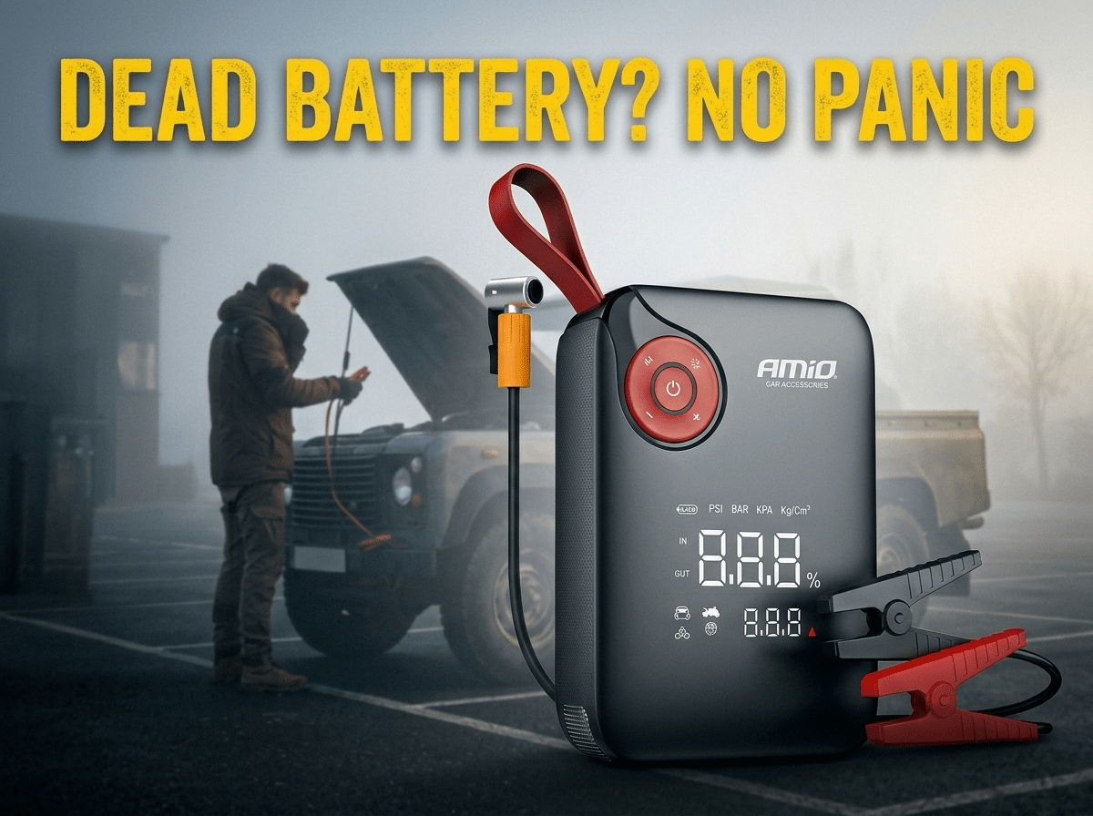 Draagbare startbooster auto: nooit meer stilstaan met een lege accu - VCTparts.nl
