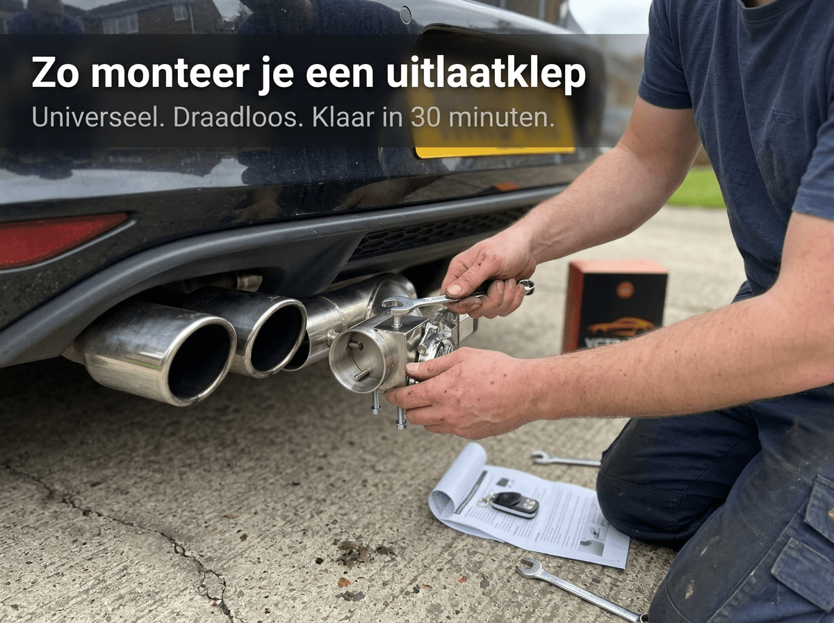 Elektrisch uitlaatkleppen systeem monteren – Stap-voor-stap handleiding - VCTparts.nl