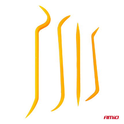 AMIO RATTLES Key und Top Key Reparaturwerkzeug (46 Teile) in hochwertiger CR-V-Stahl in Rot rot