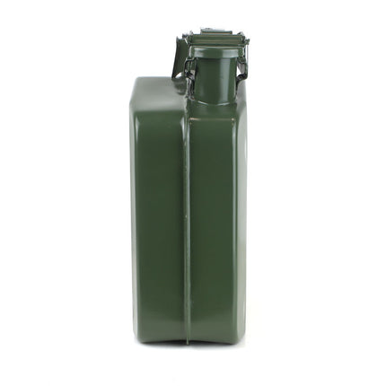 AMiO Metal Jerrycan 5L – UN-Gecertificeerde Metalen Brandstofcan Groen - Stalen Noodopslag Emergency Fuelcan Diesel Benzine