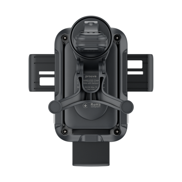 Proove Triple Clamp 15W drahtloser Ladewagen -Autohalter - Fortgeschrittene Technologie für schnelle und sichere Ladevorgänge