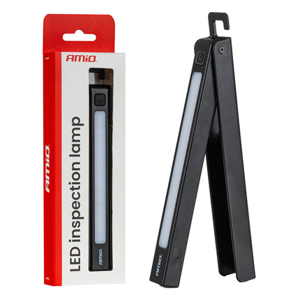 AMiO LED Inspectielamp XTE+SMD 600mAh met Multi-Lichtmodi - Compact en Oplaadbaar - Voor Werkplaats Thuis en Noodsituaties