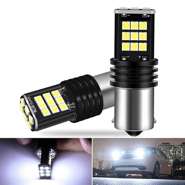 VCTparts 1156 BA15s LED Achterlicht P21W - Wit (set) NORGOS 7