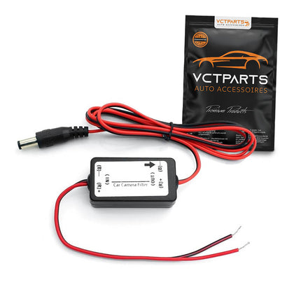 12V DC Auto Achteruitkijkcamera Relais Condensator – Stroomfilter Gelijkrichter - VCTparts.nl