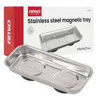 AMiO Magnetische Onderdelenbak RVS 150x65x27mm Rechthoekige Magneetschaal