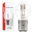 AMiO Halogeenlamp S2 12V 35/35W BA20d Voor Scooter en Motor Koplamp (1 stuk)