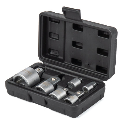 AMiO Dopadapterset 6-delig 1/4"-3/8"-1/2"-3/4" - Verloopset voor Dopsleutels