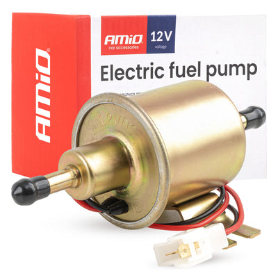 AMiO Elektrische Benzinepomp 8mm 12V 90L/H - Brandstofpomp voor Auto, Motor, Quad en Boot Vervanging