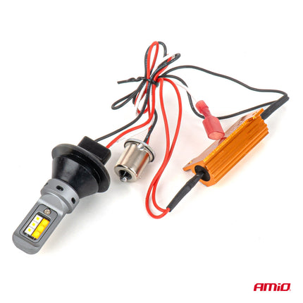 AMiO DRL 2in1 BA15S Voorkant