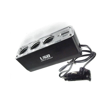 VCTparts 3 Dubbele Sigarettenaansteker Splitter Met Usb 12V/24V NORGOS 5