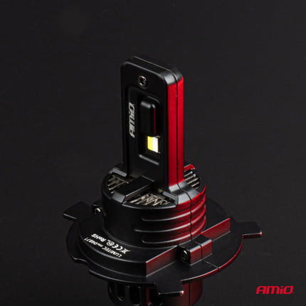 AMiO LumiTec F26 Night Breakers H4 H19 +130% PRO LIMITED LED-Scheinwerfer - 70W 12V 24V FULL CANBUS Abblendlicht Fernlicht