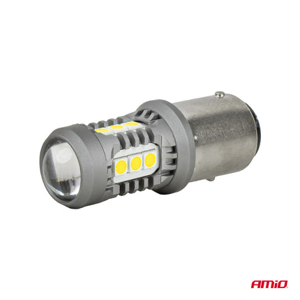 AMiO BAU15S PY21W LED Wit Detail SMD chips