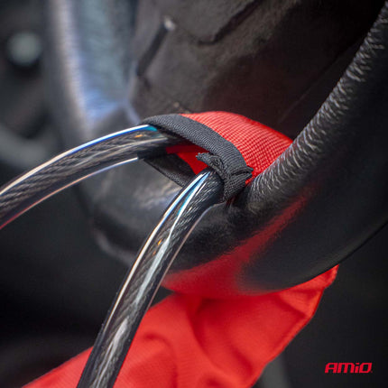 AMiO Compact Stuurwielslot voor Snelle en Simpele Diefstalbeveiliging