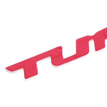 VCTparts 3D Turbo Sticker Logo Embleem - Rood NORGOS 5