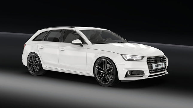 4 Velgen 17 inch ATOM MB Gepolijst Zwart 5x112 ET45 66.5 Geschikt voor Audi, Volkswagen, Skoda, SEAT - VCTparts.nl