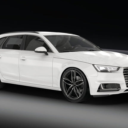 4 Velgen 18 inch ATOM MG Gepolijst + Grafiet 5x112 ET35 66.5 Passend voor Audi, Volkswagen, Mercedes - VCTparts.nl