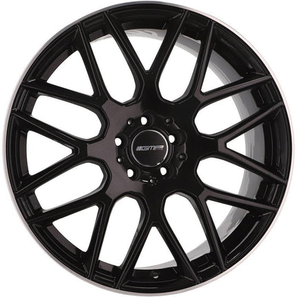 4 Velgen 18 inch BERGHEM BLP Zwart met Rand 5x112 ET35 66.5 Geschikt voor Audi, Volkswagen, Skoda, SEAT - VCTparts.nl