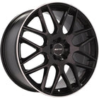 4 Velgen 18 inch BERGHEM BLP Zwart met Rand 5x112 ET35 66.5 Geschikt voor Audi, Volkswagen, Skoda, SEAT - VCTparts.nl