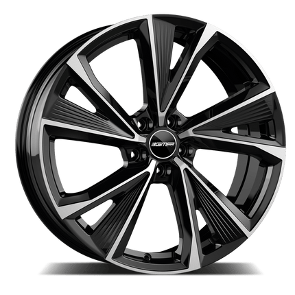 4 Velgen 18 inch EVENTO MB Gepolijst + Zwart 5x112 ET45 66.5 Passend voor Audi, Volkswagen, Mercedes - VCTparts.nl