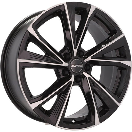 4 Velgen 18 inch EVENTO MB Zwart Gepolijst 5x112 ET35 66.5 Geschikt voor Audi, Volkswagen, Mercedes - VCTparts.nl