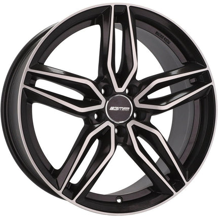 4 Velgen 18 inch FASTEN MB Gepolijst Zwart 5x112 ET35 66.5 Geschikt voor Audi, Volkswagen, Skoda, SEAT - VCTparts.nl