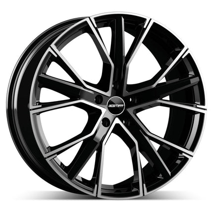 4 Velgen 18 inch GUNNER MB Zwart 5x112 ET45 66.5 Passend voor Audi, Volkswagen, Mercedes - VCTparts.nl