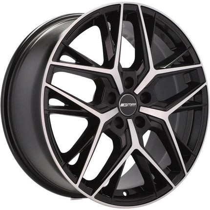 4 Velgen 18 inch LUNICA MB Zwart Gepolijst 5x112 ET30 66.5 Geschikt voor Audi, Volkswagen, Skoda, SEAT - VCTparts.nl