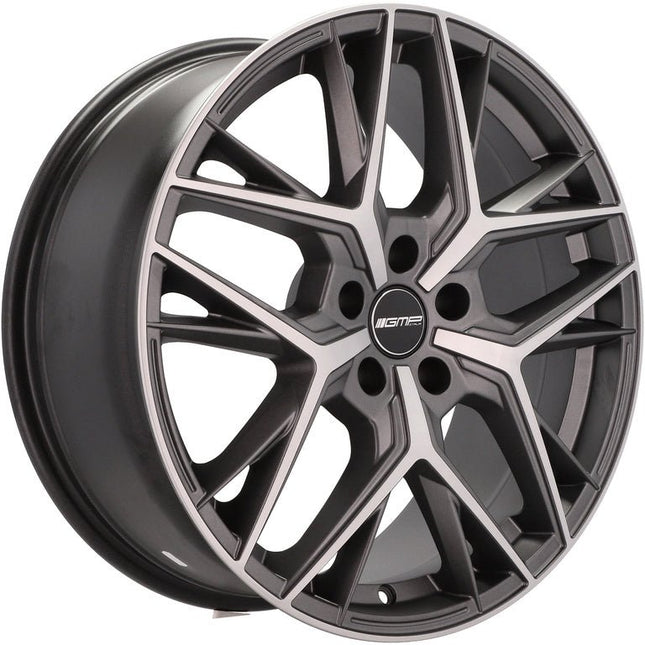 4 Velgen 18 inch LUNICA MGM Gepolijst + Mat Grafiet 5x112 ET30 66.5 Passend voor Audi, Volkswagen, Mercedes - VCTparts.nl