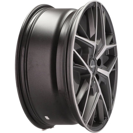 4 Velgen 18 inch LUNICA MGM Gepolijst + Mat Grafiet 5x112 ET45 66.5 Passend voor Audi, Volkswagen, Mercedes - VCTparts.nl