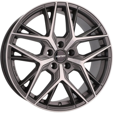 4 Velgen 18 inch LUNICA MGM Gepolijst + Mat Grafiet 5x112 ET45 66.5 Passend voor Audi, Volkswagen, Mercedes - VCTparts.nl