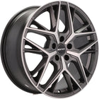 4 Velgen 18 inch LUNICA MGM Gepolijst + Mat Grafiet 5x112 ET45 66.5 Passend voor Audi, Volkswagen, Mercedes - VCTparts.nl