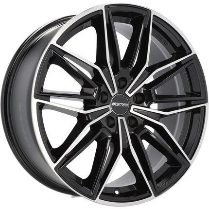 4 Velgen 18 inch SPECTER MB Gepolijst Zwart 5x112 ET30 66.5 Geschikt voor Audi, Volkswagen, Skoda, SEAT - VCTparts.nl
