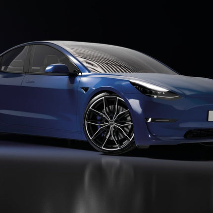 4 Velgen 18 inch SPECTER MGM Mat Grafiet Gepolijst 5x112 ET30 66.5 Geschikt voor Audi, Volkswagen, Skoda, SEAT - VCTparts.nl