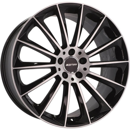 4 Velgen 18 inch STELLAR MB Gepolijst Zwart 5x112 ET45 66.5 Geschikt voor Audi, Volkswagen, Skoda, SEAT - VCTparts.nl