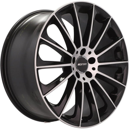 4 Velgen 18 inch STELLAR MB Gepolijst Zwart 5x112 ET45 66.5 Geschikt voor Audi, Volkswagen, Skoda, SEAT - VCTparts.nl