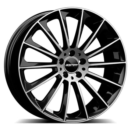 4 Velgen 18 inch STELLAR MB Zwart 5x112 ET45 66.5 Passend voor Audi, Volkswagen, Mercedes - VCTparts.nl
