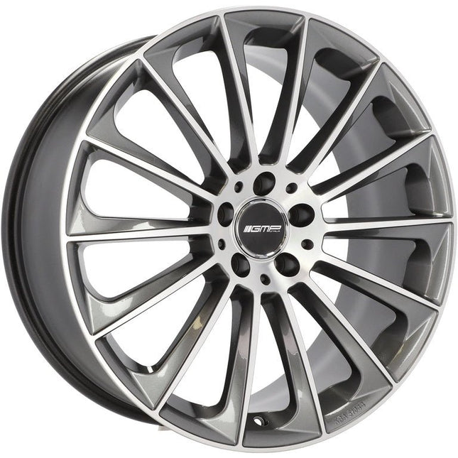 4 Velgen 18 inch STELLAR MG Grafiet 5x112 ET45 66.5 Passend voor Audi, Volkswagen, Mercedes - VCTparts.nl