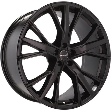 4 Velgen 20 inch GUNNER BL Zwart 5x112 ET20 66.5 Geschikt voor Audi, Volkswagen, Skoda, SEAT - VCTparts.nl