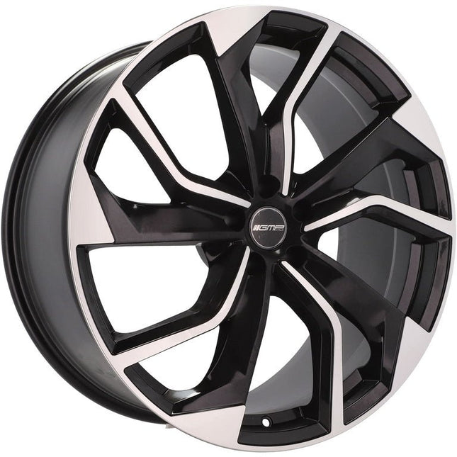 4 Velgen 20 inch REBEL MB Gepolijst + Zwart 5x112 ET20 66.5 Geschikt voor Audi, Volkswagen, Mercedes, Skoda, SEAT - VCTparts.nl