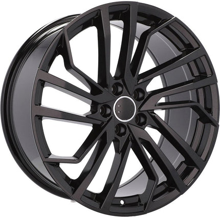 4 Velgen 21 inch B1618 Zwart 5x112 ET30 66.45 J9.0 Geschikt voor Audi, Volkswagen, Mercedes - VCTparts.nl