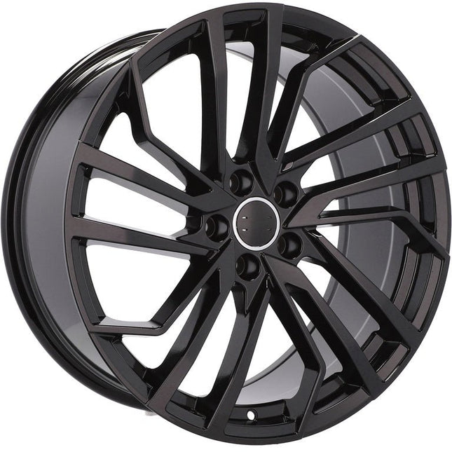 4 Velgen 21 inch B1618 Zwart 5x112 ET30 66.45 J9.0 Geschikt voor Audi, Volkswagen, Mercedes - VCTparts.nl