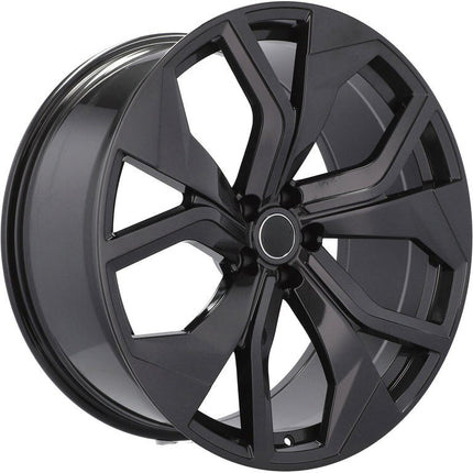 VCTparts 4 Velgen 21 inch B1637 (BK5758) BL Zwart 5x112 ET20 66.45 Geschikt voor Audi, Volkswagen, Skoda, SEAT Ladnefelgi 7